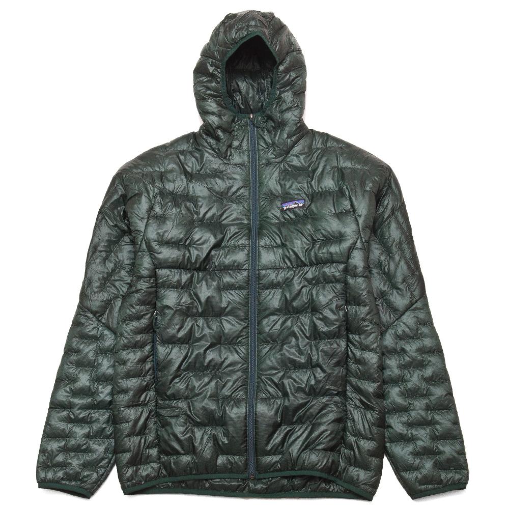 Patagonia Micro Puff® Hoody Micro Green at shoplostfound, front
