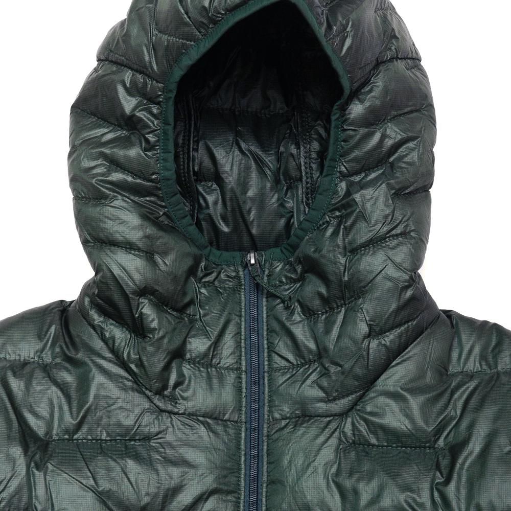 Patagonia Micro Puff® Hoody Micro Green at shoplostfound, neck