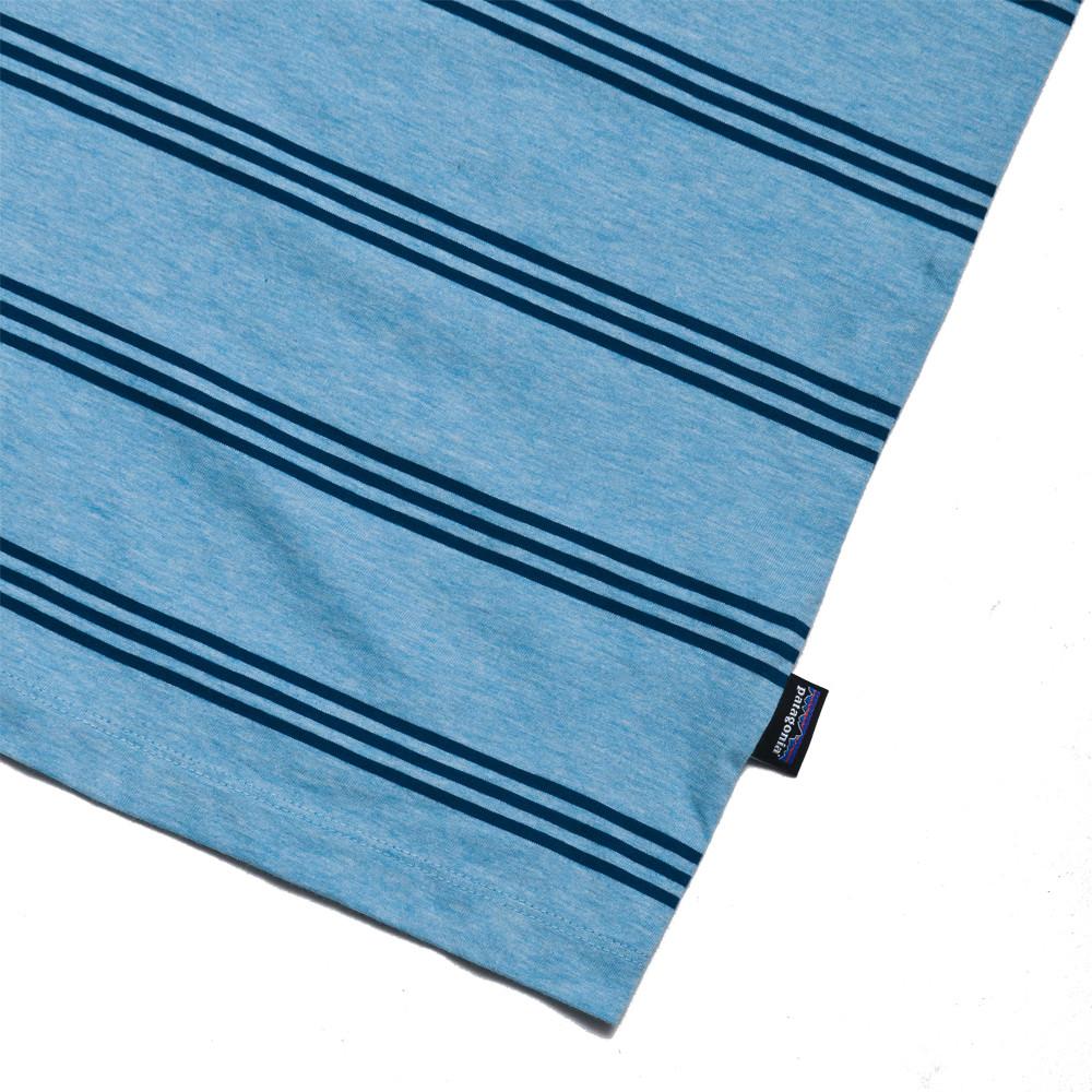 Patagonia Squeaky Clean Pocket Tee Cuban Blue at shoplostfound, detail