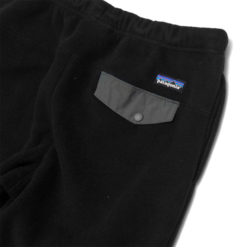 Patagonia Synchilla Snap-T Fleece Pants Black at shoplostfound, detail