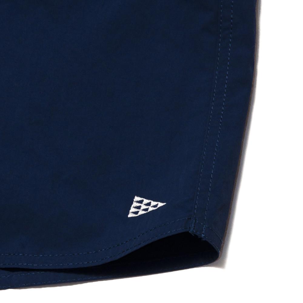 Pilgrim Surf + Supply x Vans Boardshorts Dress Blue at shoplostfound, logo