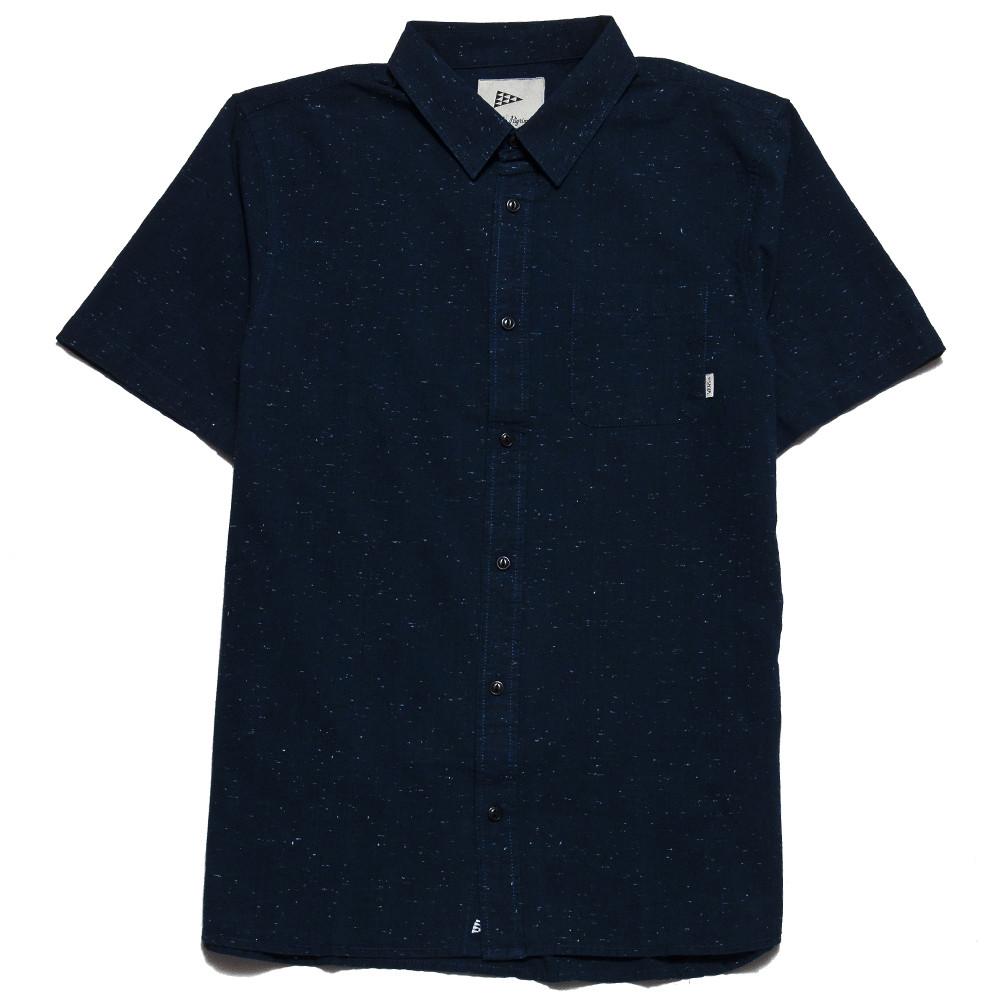 Pilgrim Surf + Supply x Vans SS Shirt Indigo at shoplostfound, front