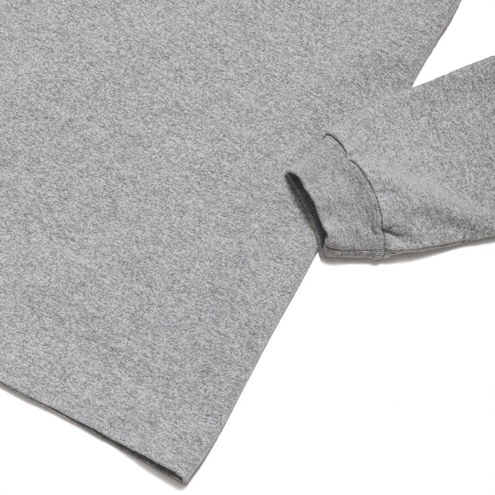 Rocky Mountain Featherbed LS Tee Hoodie Grey at shoplostfound, detail