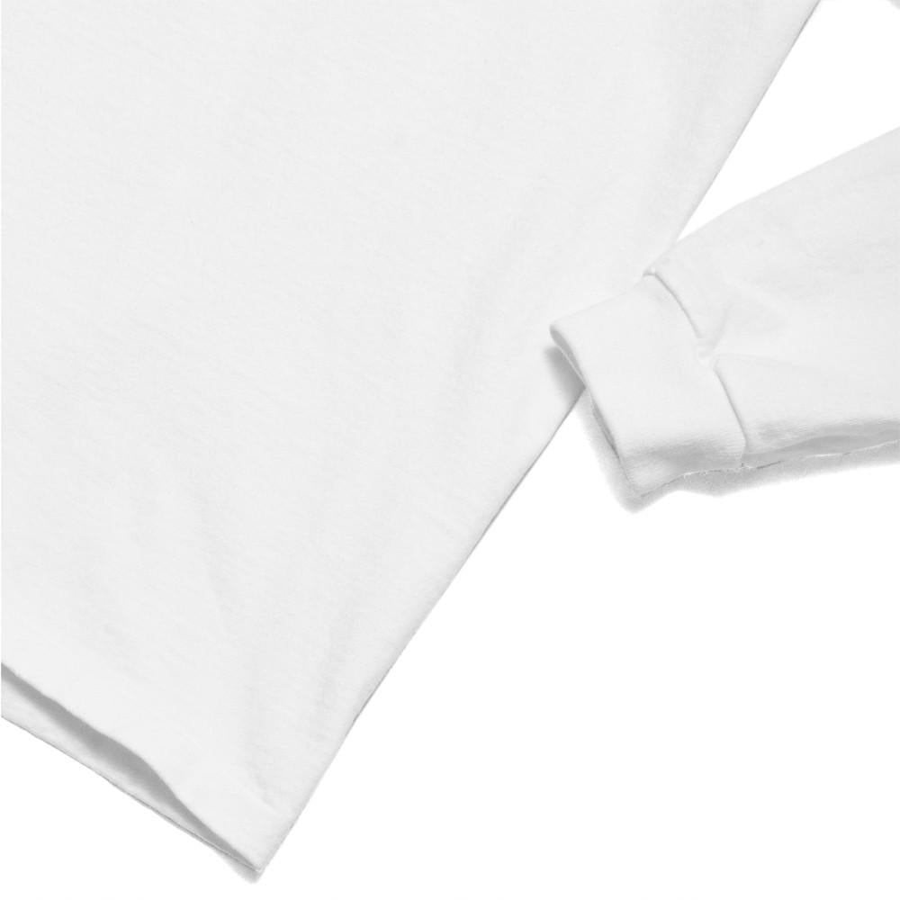 Rocky Mountain Featherbed LS Tee Hoodie White at shoplostfound, detail