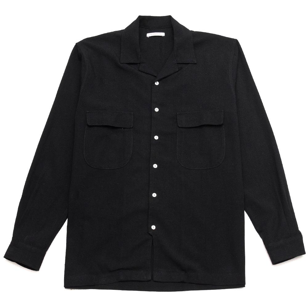 S.K. Manor Hill Earl Shirt Black at shoplostfound, front