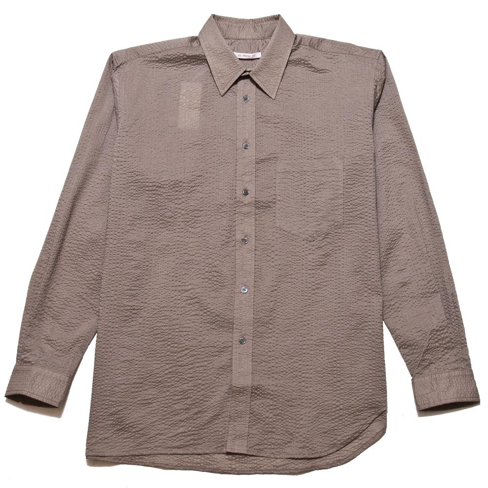 S.K. Manor Hill Egon Shirt Grey Lawn at shoplostfound, front