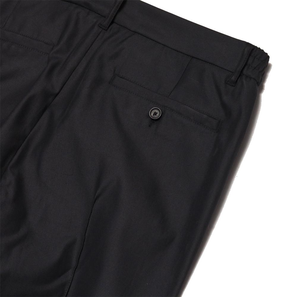 S.K. Manor Hill Lightweight Tuck Pant Black at shoplostfound, back pocket