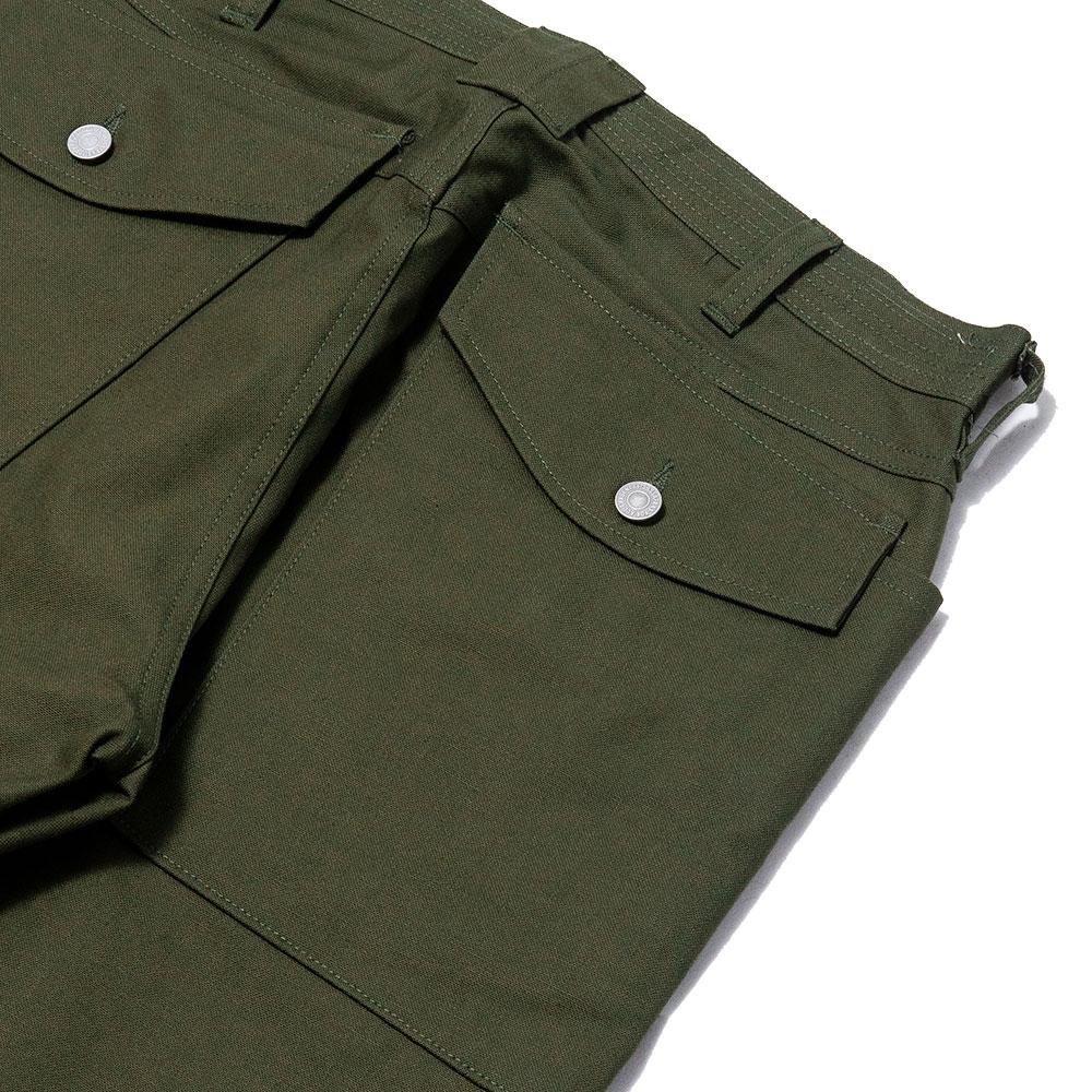 Sassafras Botanical Scout Pant Duck Canvas Olive at shoplostfound, detail