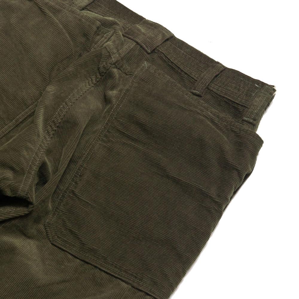 Sassafras Fall Leaf Pant Olive Corduroy at shoplostfound, detail