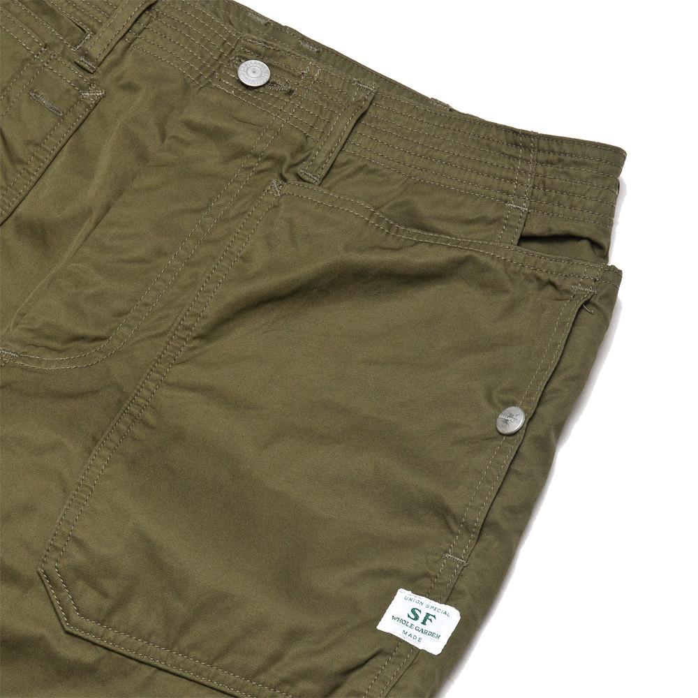 Sassafras Fall Leaf Sprayer Pant Olive at shoplostfound, pocket