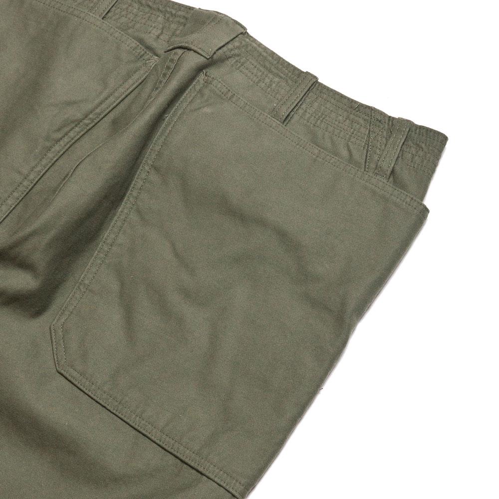 Sassafras Fall Leaf Sprayer Pant Olive Back Satin at shoplostfound, detail