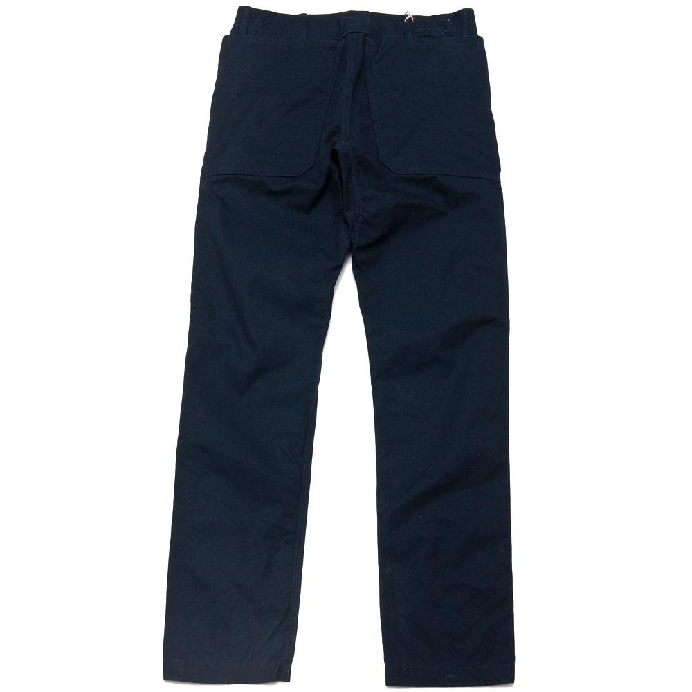 Sassafras Fall Leaf Sprayer Pant Ventile Navy Oxford at shoplostfound, back