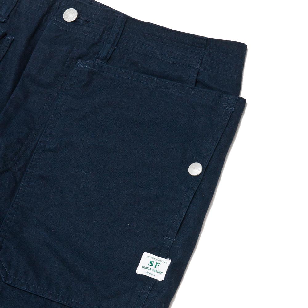 Sassafras Fall Leaf Sprayer Pant Ventile Navy Oxford at shoplostfound, pocket