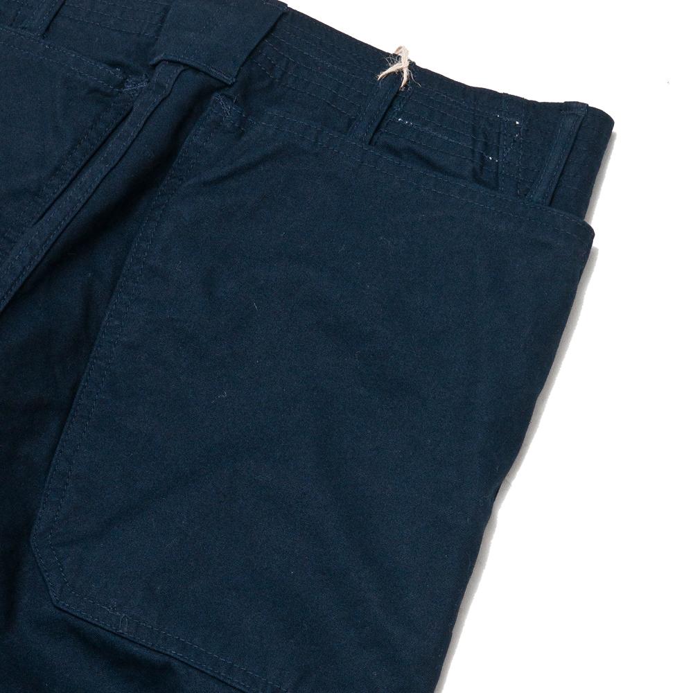 Sassafras Fall Leaf Sprayer Pant Ventile Navy Oxford at shoplostfound, detail