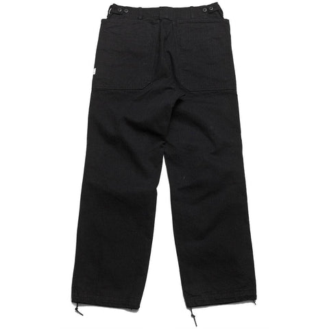 Sassafras Fall Leaf Sunshine Pant Black Herringbone Twill at shoplostfound, front