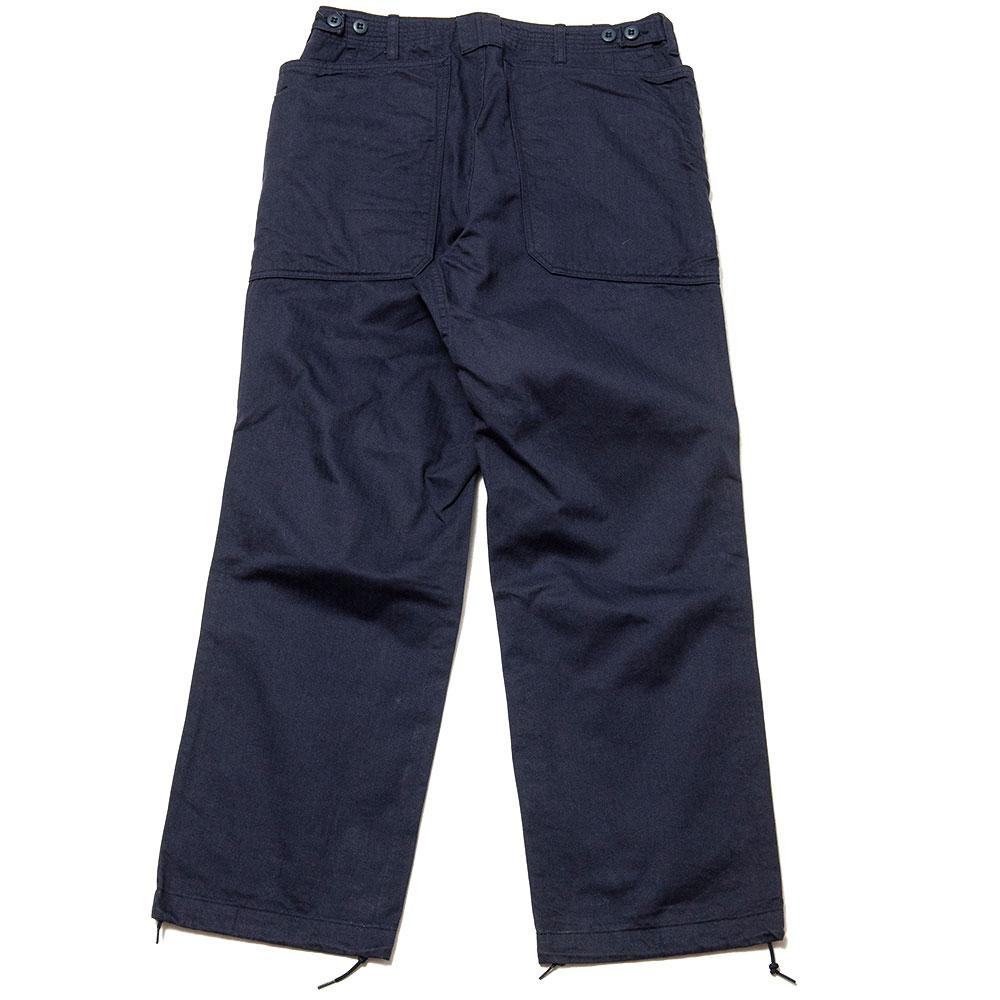 Sassafras Fall Leaf Sunshine Pant Navy Herringbone Twill at shoplostfound, back