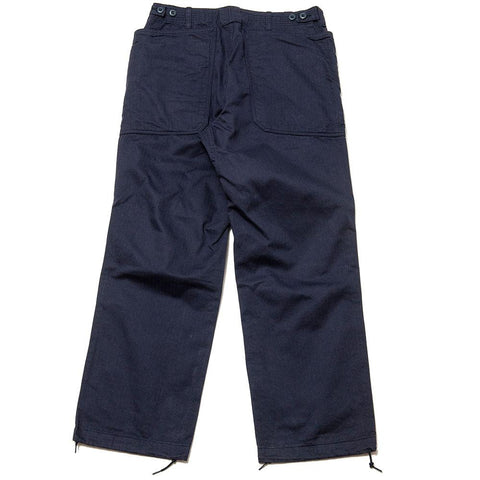 Sassafras Fall Leaf Sunshine Pant Navy Herringbone Twill at shoplostfound, front