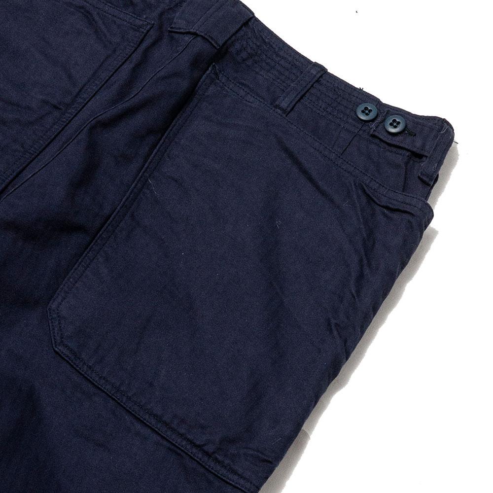 Sassafras Fall Leaf Sunshine Pant Navy Herringbone Twill at shoplostfound, detail
