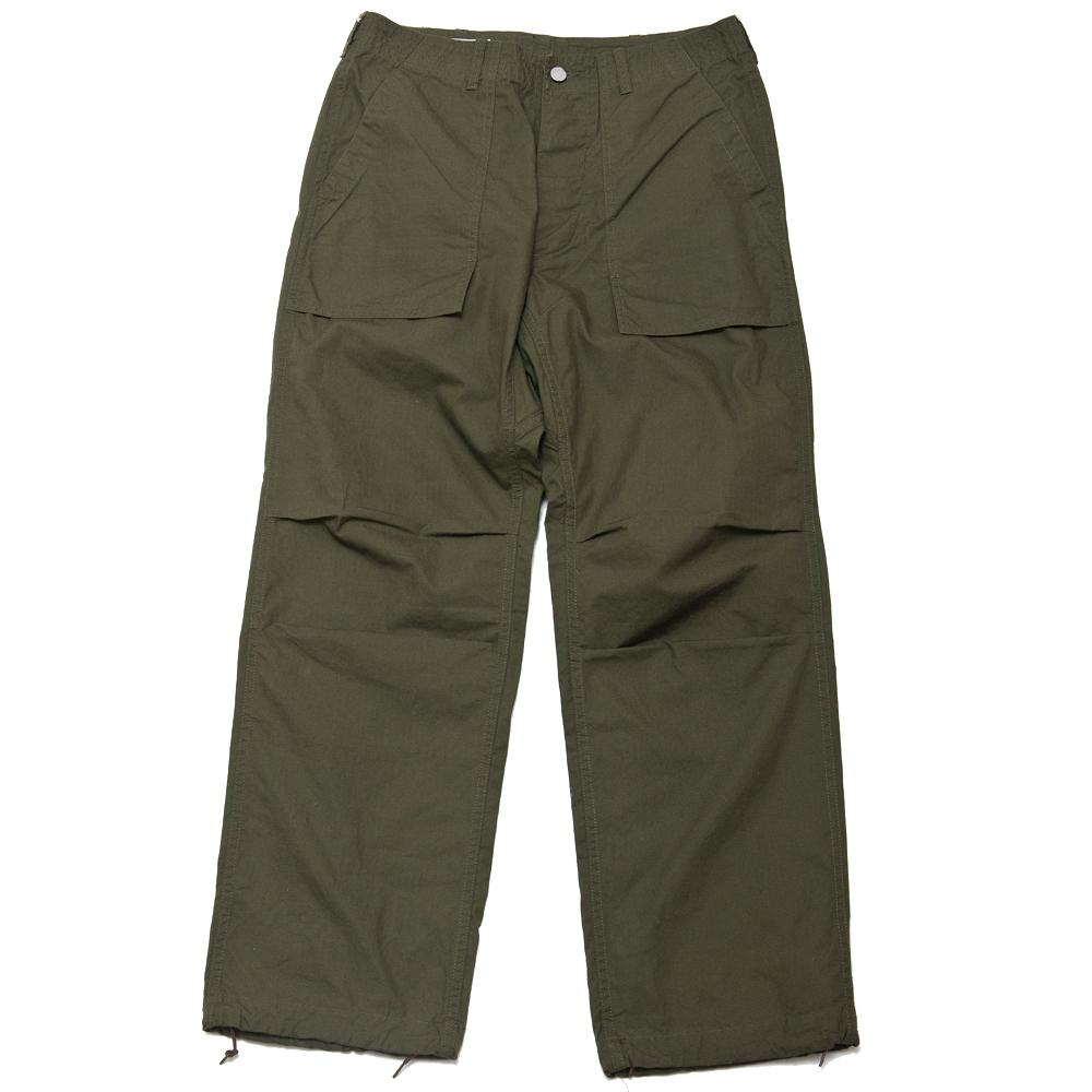 Sassafras Feel Sunshine Pant Ripstop Olive at shoplostfound, front