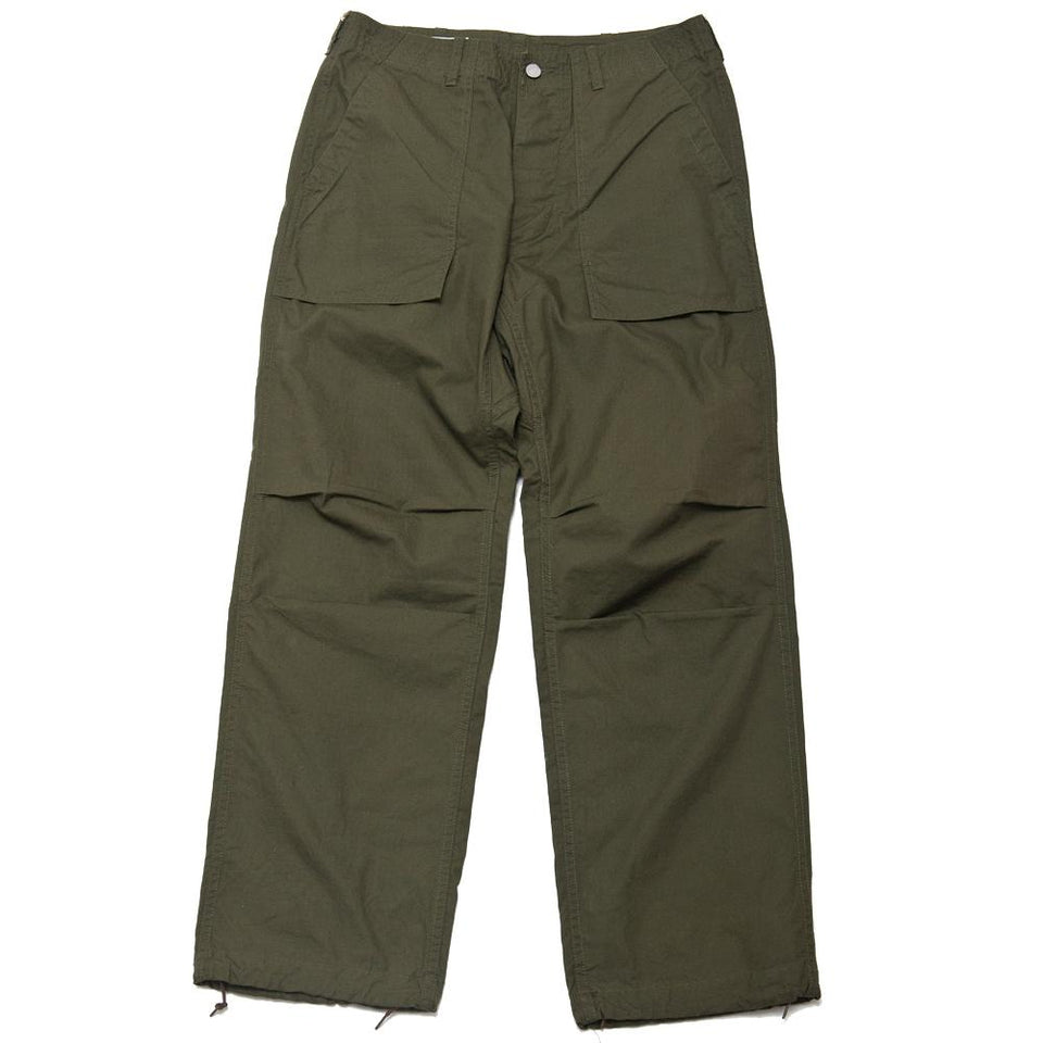 Sassafras Feel Sunshine Pant Ripstop Olive at shoplostfound, front