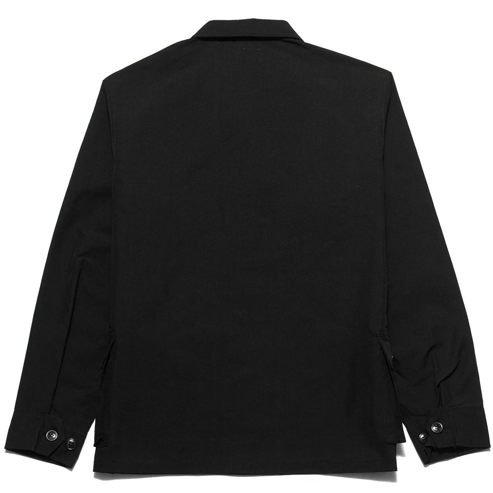 Sassafras G.D.U. Jacket Black Nylon at shoplostfound, back