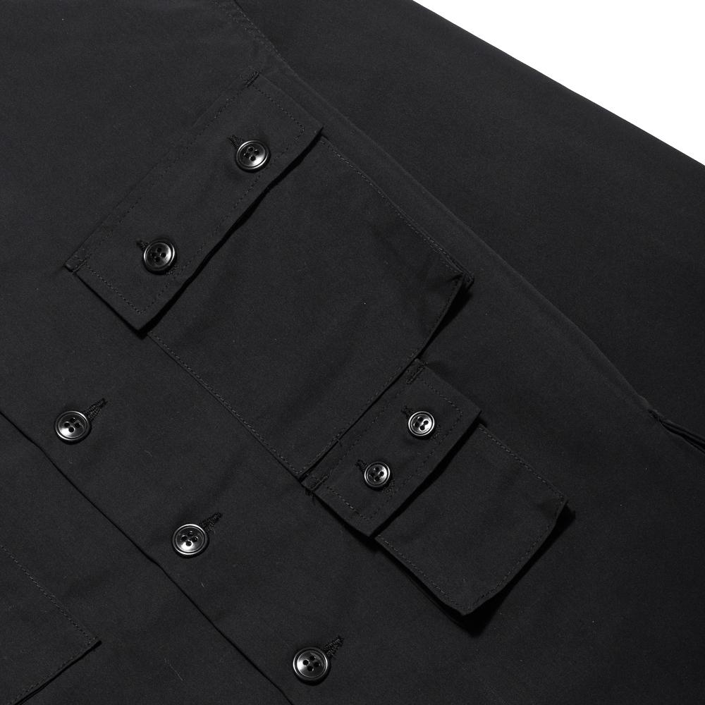 Sassafras G.D.U. Jacket Black Nylon at shoplostfound, pockets