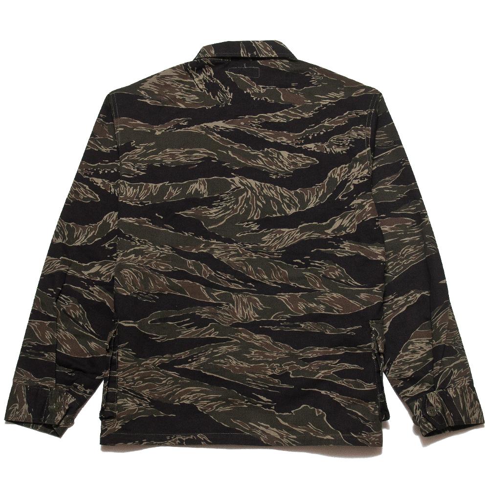 Sassafras G.D.U. Jacket Tiger Camo at shoplostfound, back