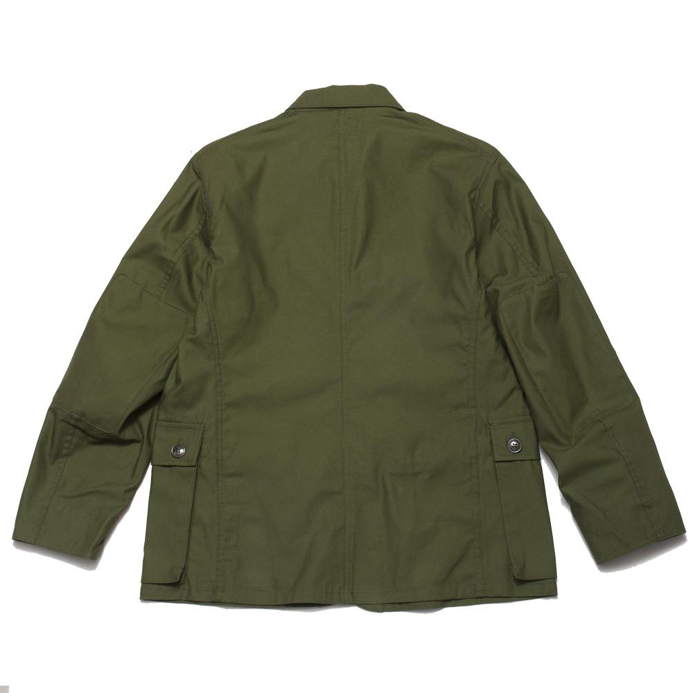 Sassafras G.D.U. Leaf Jacket Olive at shoplostfound, back