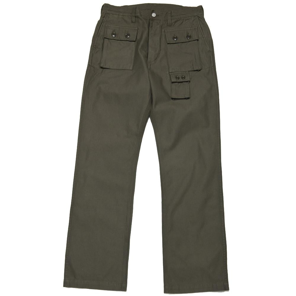 Sassafras G.D.U. Pant Olive at shoplostfound, front