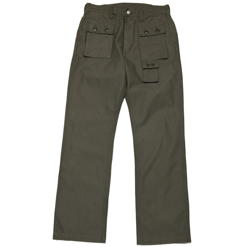 Sassafras G.D.U. Pant Olive at shoplostfound, front