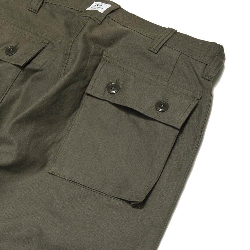 Sassafras G.D.U. Pant Olive at shoplostfound, detail