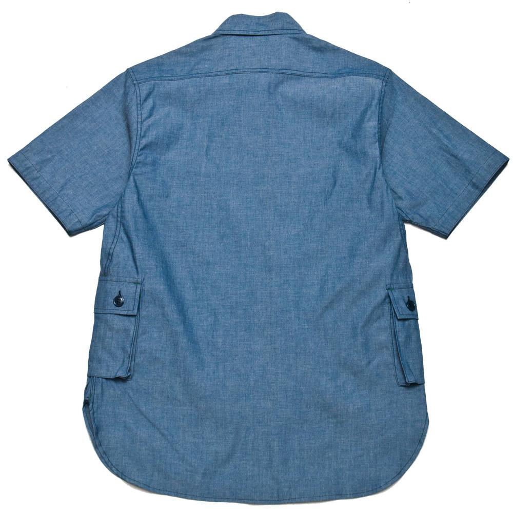 Sassafras G.D.U. Shirt 1/2 Chambray at shoplostfound, back