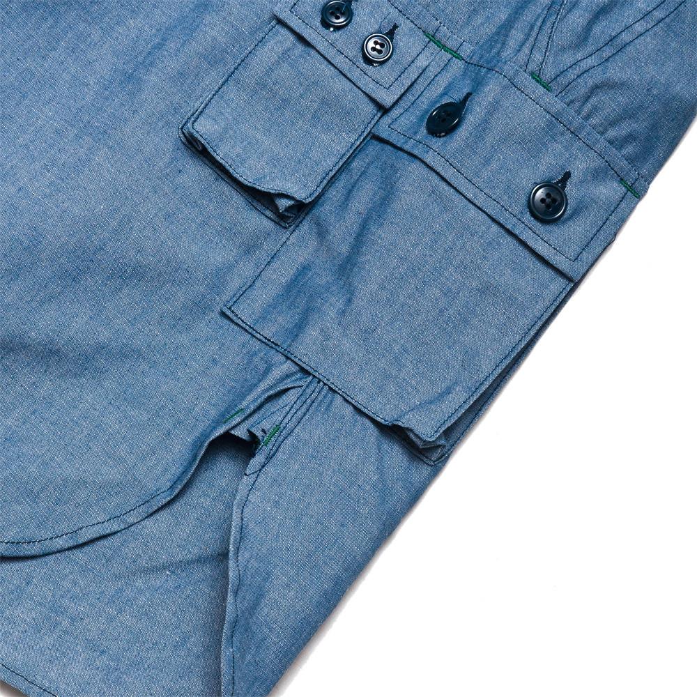 Sassafras G.D.U. Shirt 1/2 Chambray at shoplostfound, pockets