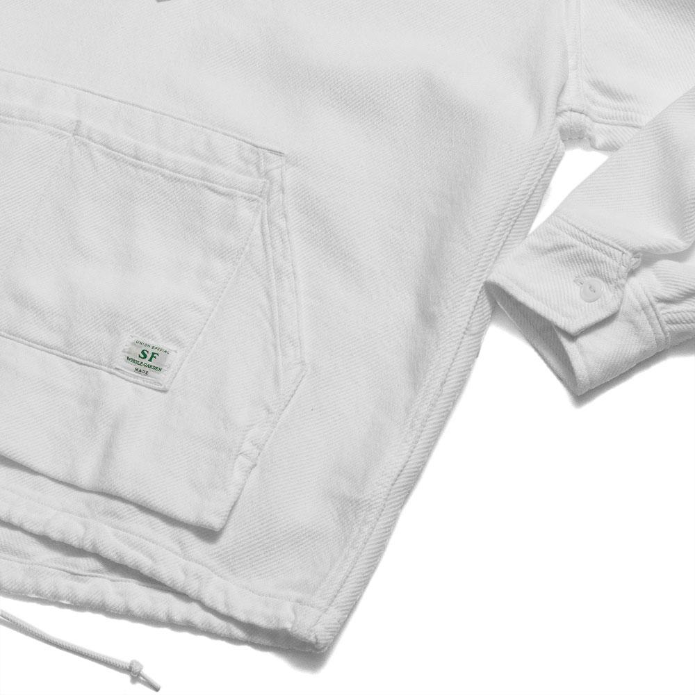 Sassafras Leaf Pruner Shell Bud Half White Flannel at shoplostfound, cuff