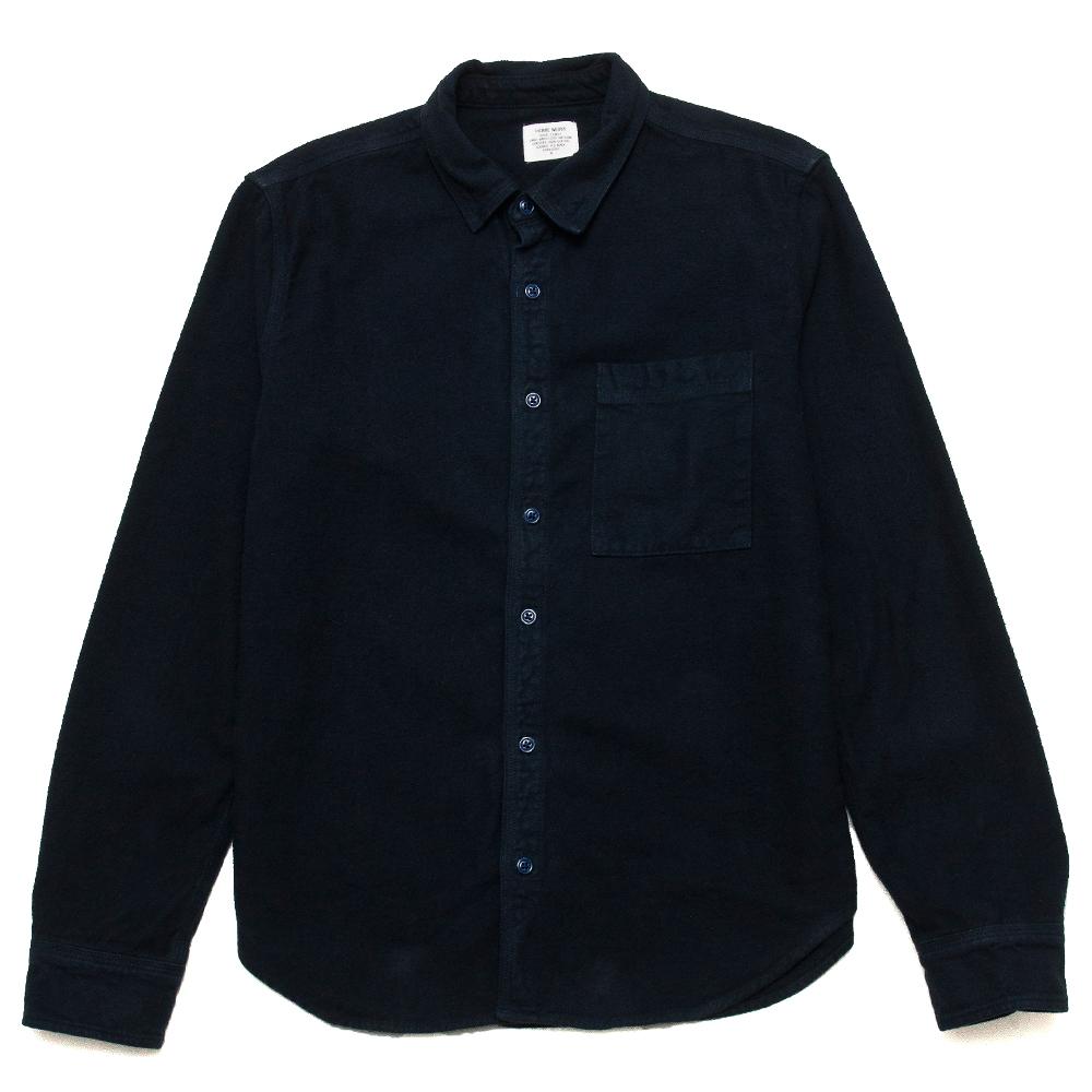 Save Khaki United Chamois Cloth Home Work Shirt Navy at shoplostfound, front