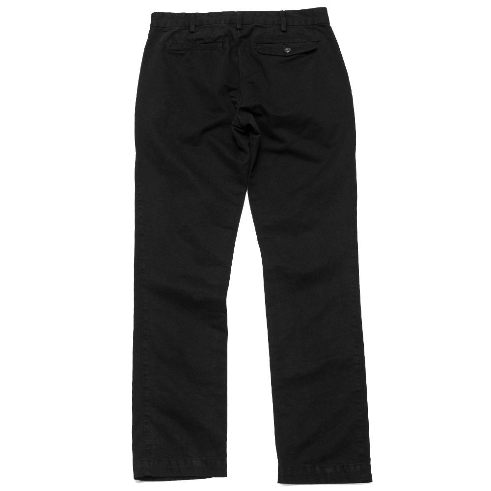Save Khaki United Classic Twill Trouser Black at shoplostfound, back