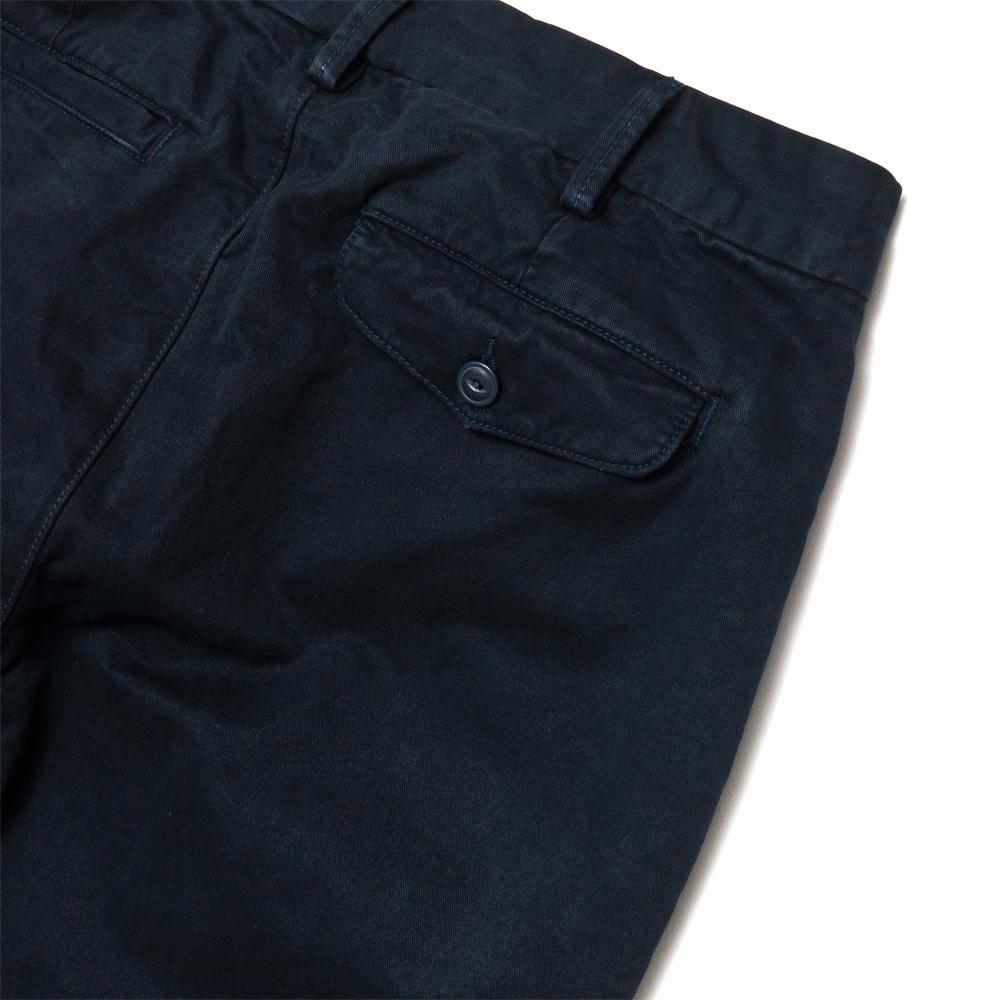 Save Khaki United Classic Twill Trouser Navy at shoplostfound, detail