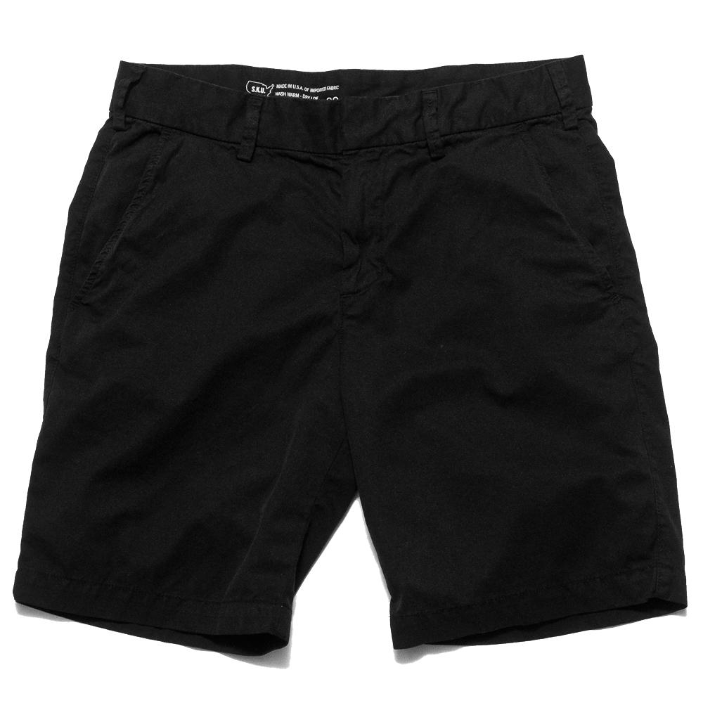 Save Khaki United Light Twill Bermuda Short Black at shoplostfound, front