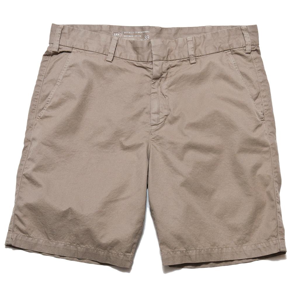 Save Khaki United Light Twill Bermuda Short Khaki at shoplostfound, front