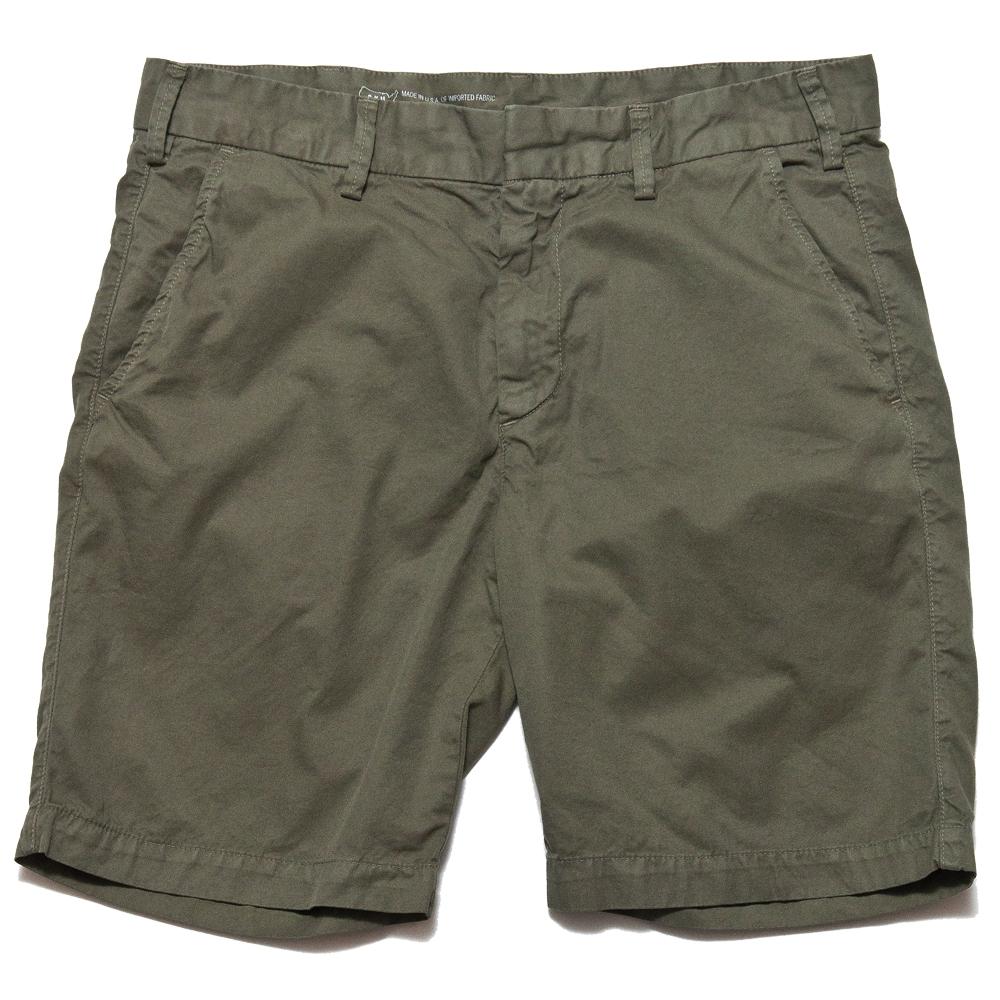 Save Khaki United Light Twill Bermuda Short Olive Drab AT SHOPLOSTFOUND, FRONT