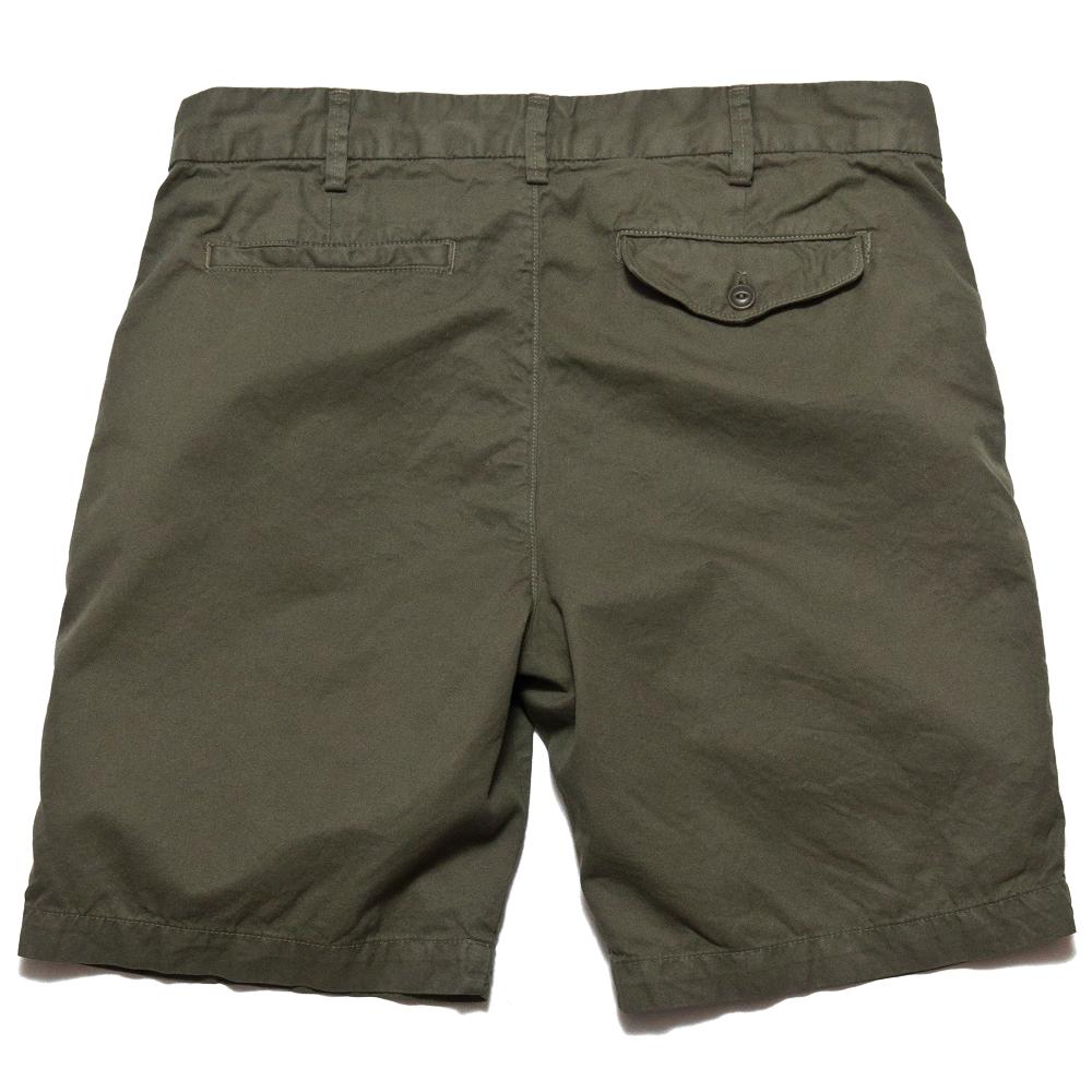 Save Khaki United Light Twill Bermuda Short Olive Drab AT SHOPLOSTFOUND, back