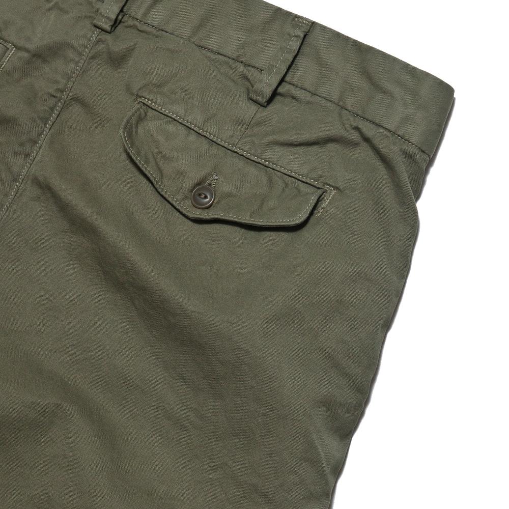 Save Khaki United Light Twill Bermuda Short Olive Drab AT SHOPLOSTFOUND, detail