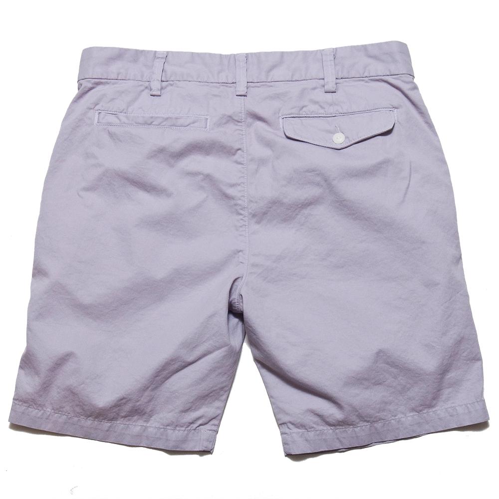 Save Khaki United Light Twill Bermuda Short Violet AT SHOPLOSTFOUND, back