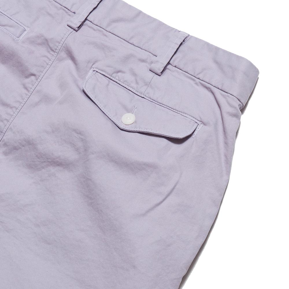 Save Khaki United Light Twill Bermuda Short Violet AT SHOPLOSTFOUND, detail