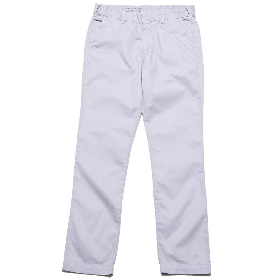 Save Khaki United Light Twill Trouser Violet at shoplostfound, front