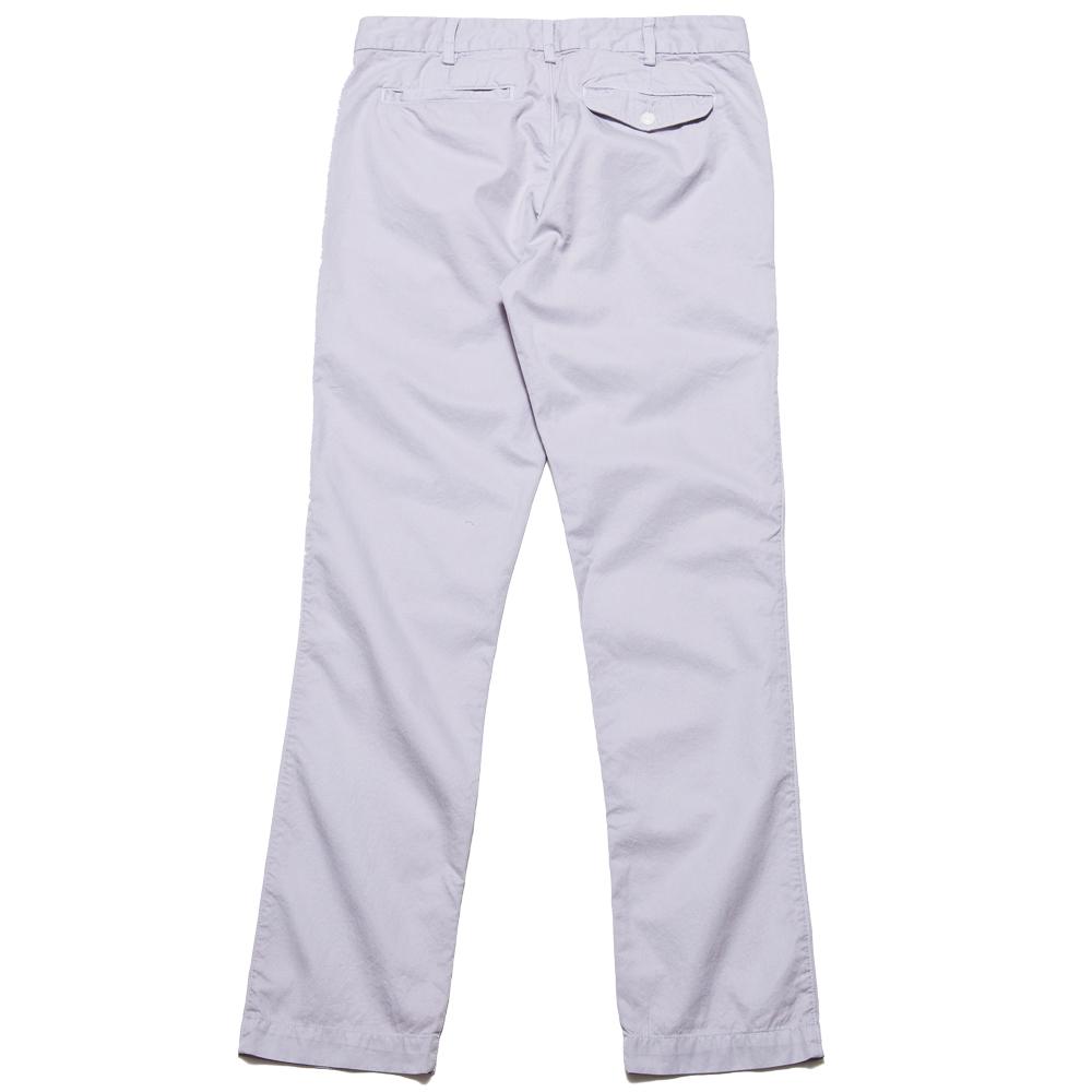 Save Khaki United Light Twill Trouser Violet at shoplostfound, back