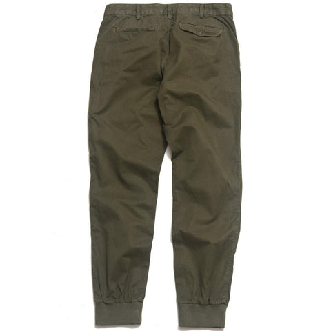 Save Khaki United Lightweight Twill Trouser With Rib Cuff New Olive