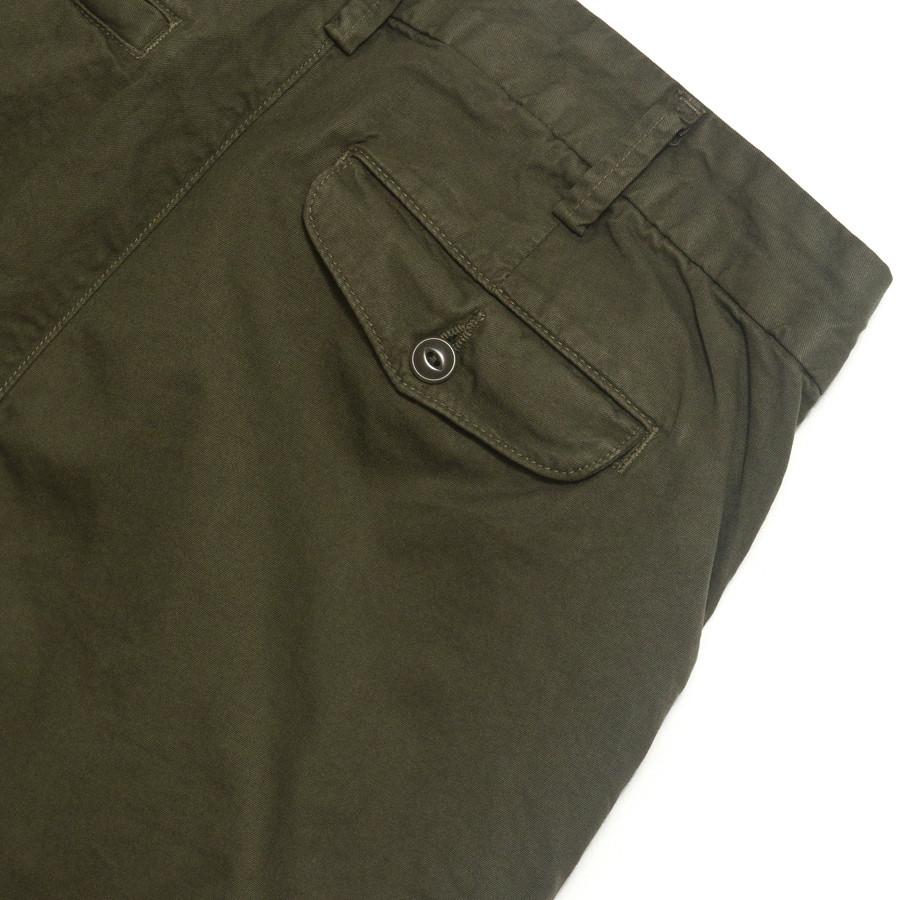 Save Khaki United Lightweight Twill Trouser With Rib Cuff New Olive