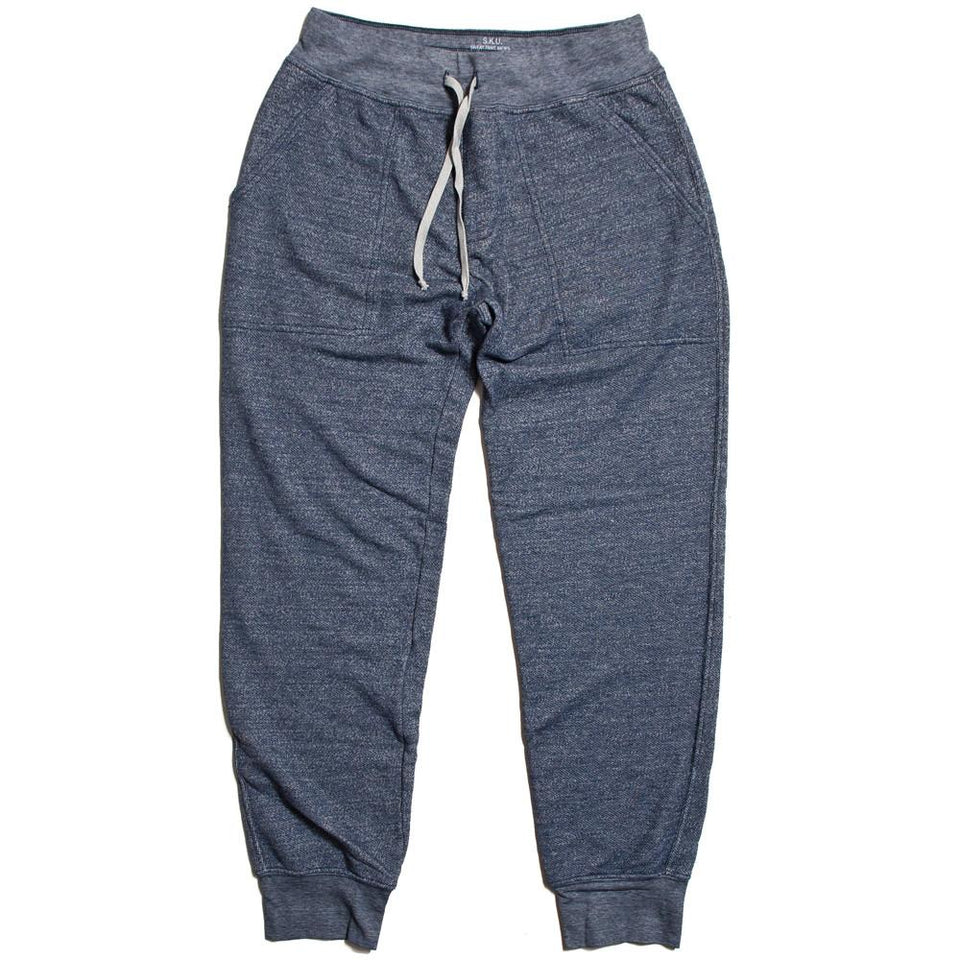 Save Khaki United Tri-Blend French Terry Sweatpant Navy Heather