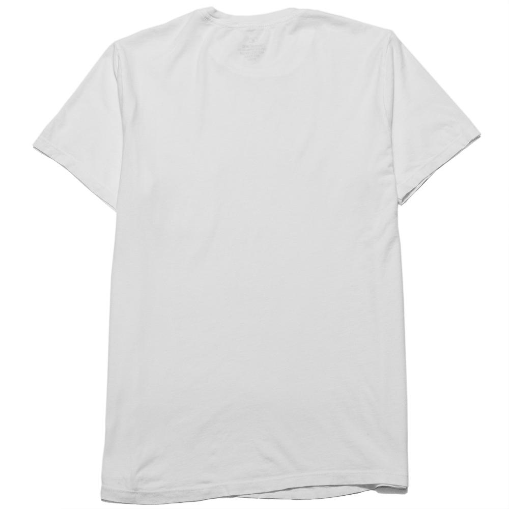 Save Khaki United S/S Supima Pocket Tee White at shoplostfound, back